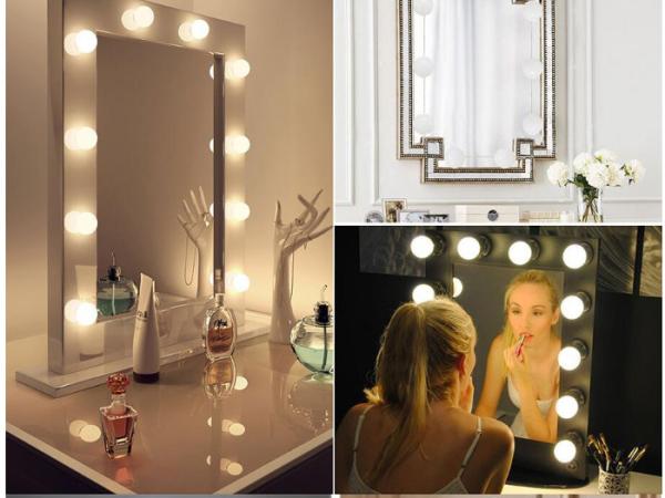 Hollywood Style LED Makeup Vanity Lights Wall Mounted Bathroom Mirror Front Lamp IP43