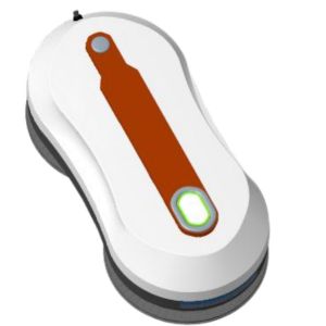 Robot Window Cleaner Dual Water Spray Thin Body Design