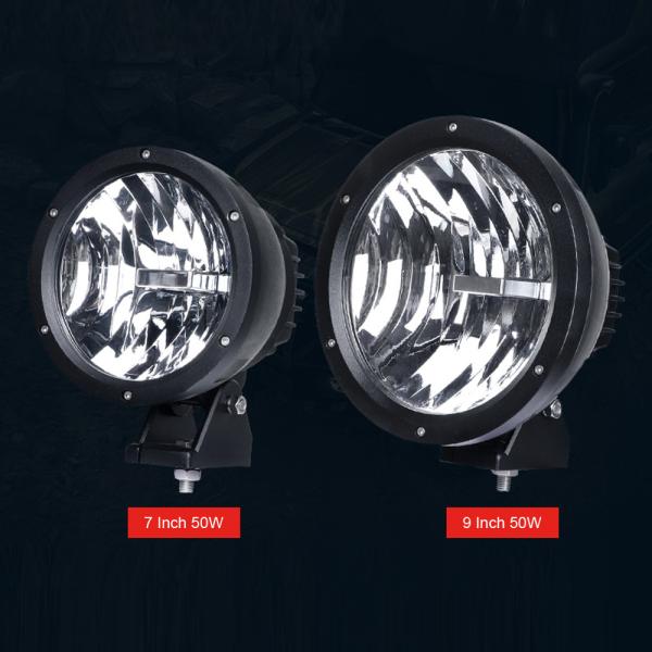 7'' 9 50W LED Driving Light For Car 12V 24V Fog Lamp 4x4 Offroad Truck 4WD SUV ATV Boat UTV 7 Inch 50W Flood Beam