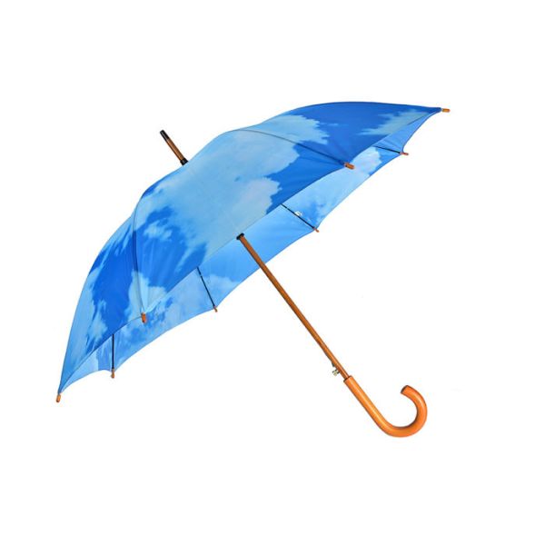 Печатание цифров зонтиков гольфа деревянной рамки выдвиженческое 23 дюймов автомобиля открытого