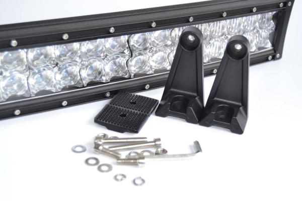 288W  5D Automotive Off Road Led Light Bars For Trucks Jeep Alu Firm Bracket