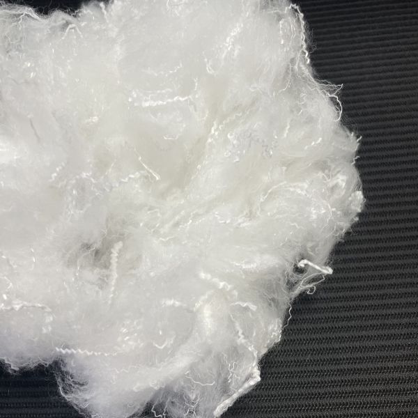 1.5D×32mm High Elastic Fluffy Eco-Friendly Polyester Staple Fiber for Down-Like Imitation Fiber Fill Imitation down fiber