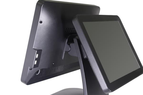 5 Wire Pos Cash Register , Touch Screen Pos Dual Screen With Wifi / 3G