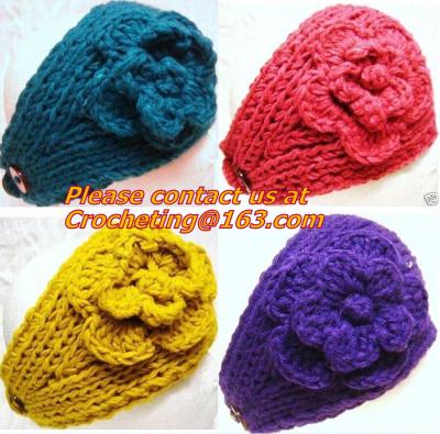 Women knitted Warm Crochet Headbands Knitted Headbands Headwraps For Women Ladies accessor