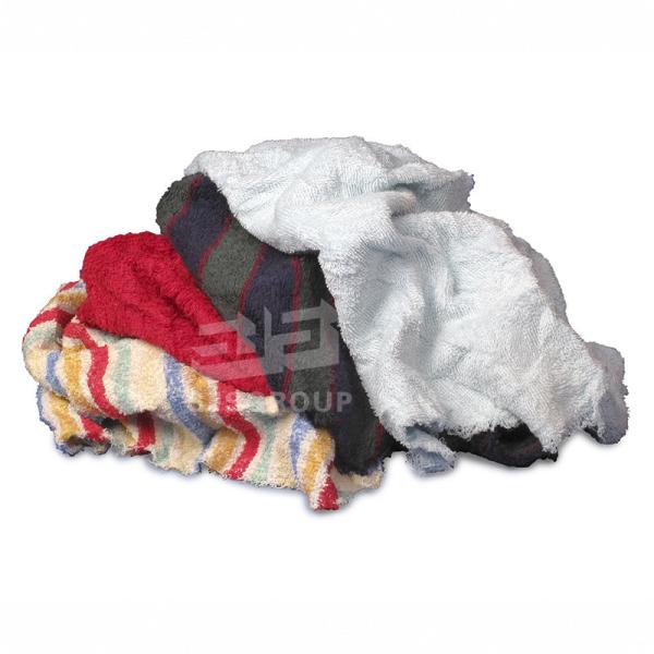 0-400kg package Super Absorption Industrial used Cutting second htowel rags 10kg 25kg color terry rags