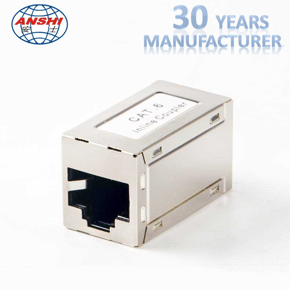 Ftp 8p8c Stp муфты Rj45 Cat5e Cat6a Cat6 встроенный