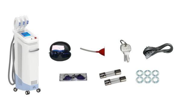 IPL photo rejuvenation machine with three hand piece/ipl rf cavitation beauty machine