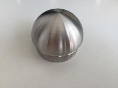 Tampão de extremidade abobadado de Balusrade para trilhos de aço inoxidável/corrimão de 42.4mm