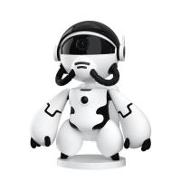 Caméra d'intérieur de Smart de bébé d'enfant, caméra de sécurité de robot d'AI avec la vision nocturne