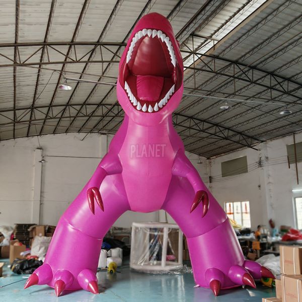 New Arrival Giant Inflatable Dinosaur Arch Animal Dinosaur Model Entrance Archway Decoration
