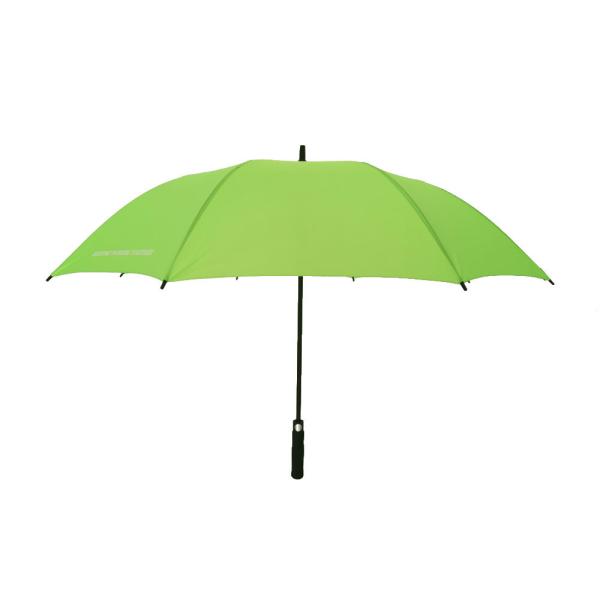 Green Promotional Golf Umbrellas Black Fiberglass Frame And Skidproof Top