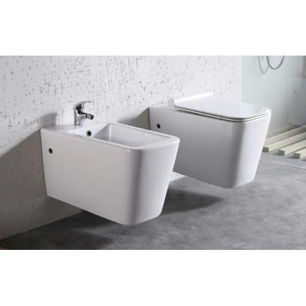 Molde blanco del material de cerámica SWF325 de la clase montada en la pared del WC de la trampa de P