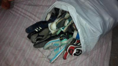 cream qualiy used shoes for Africa Market