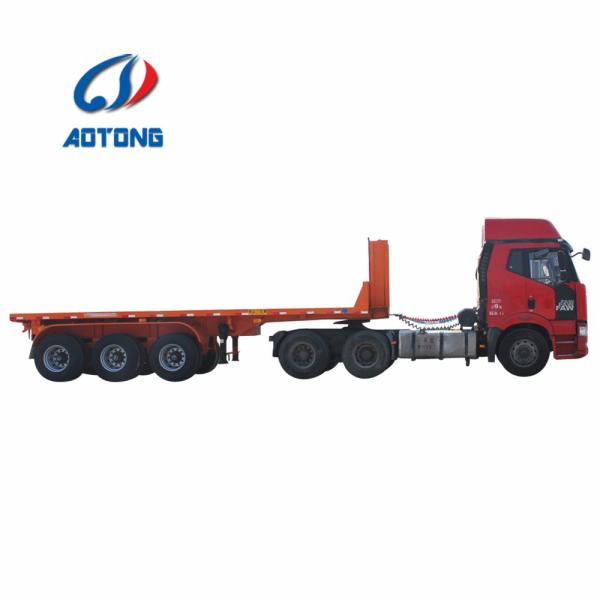 2 Axles Tipping Dump Skeleton 40ft Container Tipper Trailer Chassis for 20ft Container