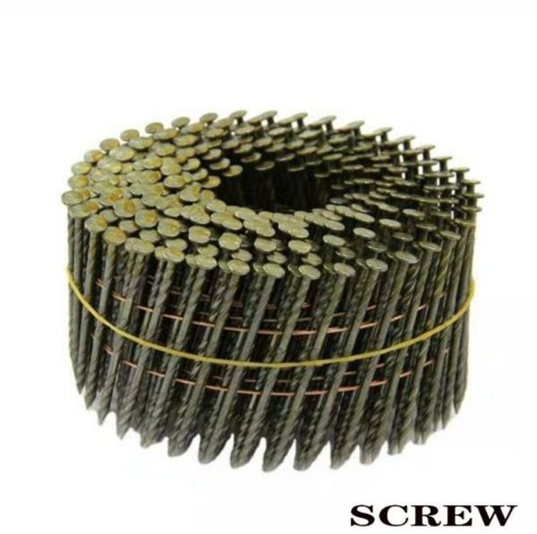 2 1/4 & Prime Roofing Nail Coils Wire Pallet Collated Roofing Nail Clavos Helicoidales