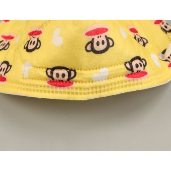 GB2626-2019 Yellow Lug KN95 Isolation Stereo Foldable Face Mask With Breathing Valve