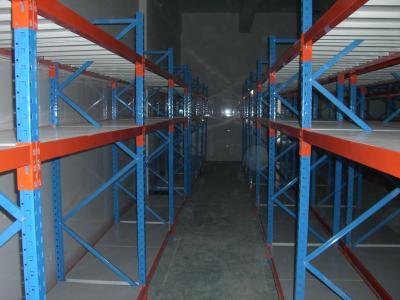 Q235B Material Medium Duty Shelving For Supermarket And Industrial Warehouse
