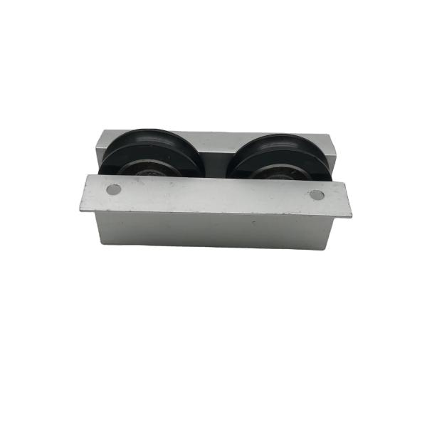 Carrucha Herrajes Double Nylon Pulley Roller Aluminium Sliding Door Wheel for Mexico for Window Rollers
