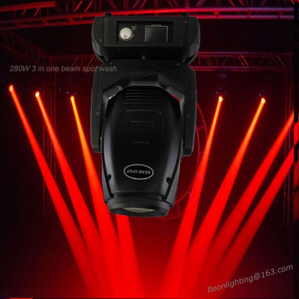 Super Bright Sharpy Beam Moving Head , 3 In 1 Spot Stage Show Lights Dj Sound System
