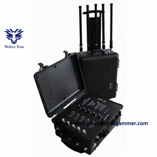 250W 8 соединяет портативный Jammer GPS WiFi 2.4G сигнала с электропитанием 230VAC/110VAC