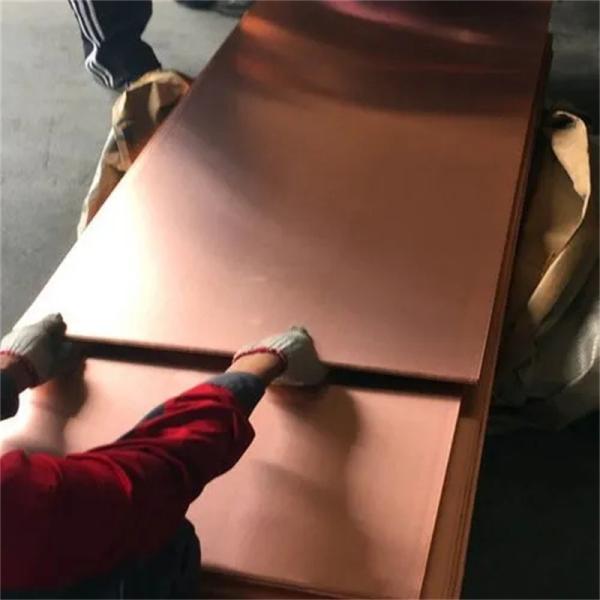C11000 Placa de cobre plana de grau 6 mm 8 mm Espessura JIS Standard