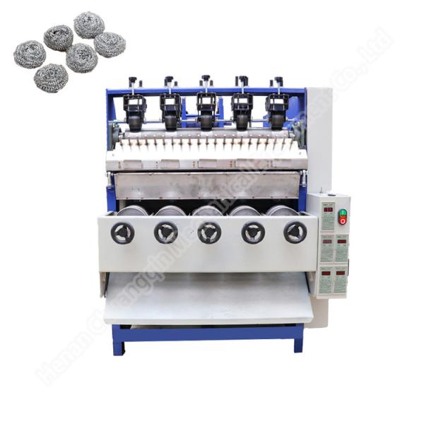 Kitchen Cleaning Ball Making Machine 4 Heads Small Wire Cleaning Ball Machine Stainless Steel 220V/380V