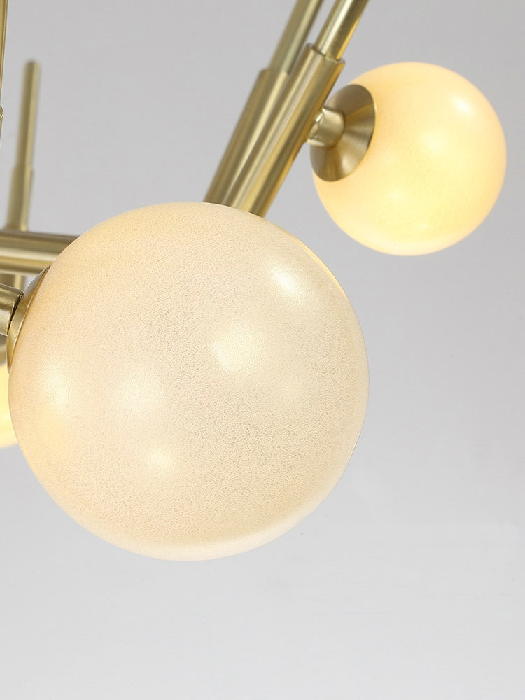 Wholesale Modern Gold Glass Ball Chandelier Pendant Light