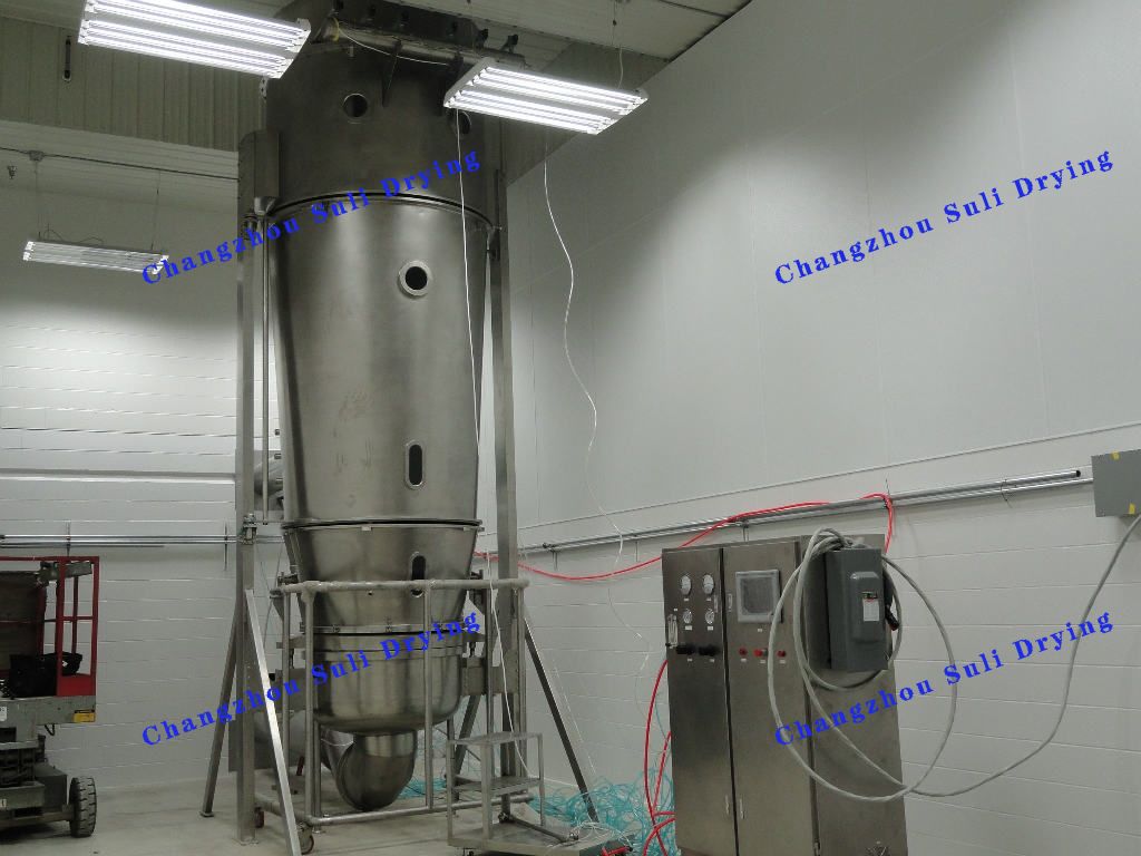 Pharmaceutical Granulation Coating FG Boiling Granulation Dryer Electrical Heating