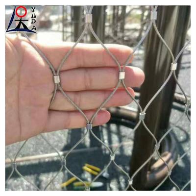 Malla de cable de acero inoxidable 304 316 para protección contra caídas de rocas