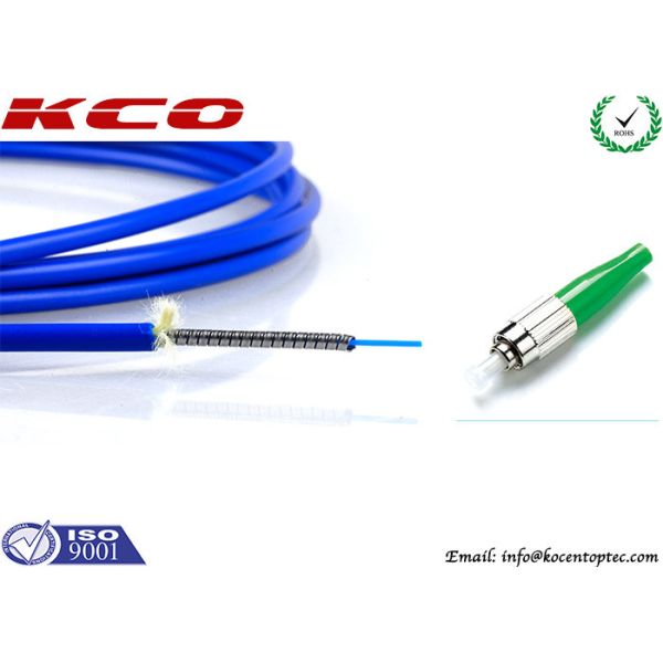 SM FC to FC Armored Fiber Optic Patch Cord Simplex 12 Cores For FTTH LAN