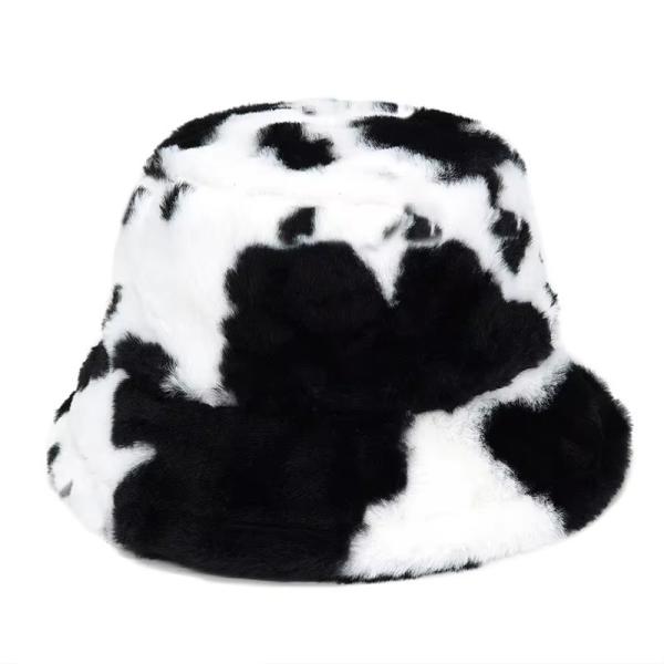 Outdoor women winter warm Faux Fur Fluffy Bucket Hat  Soft Velvet Furry Fisherman Caps Girl Fashion Panama