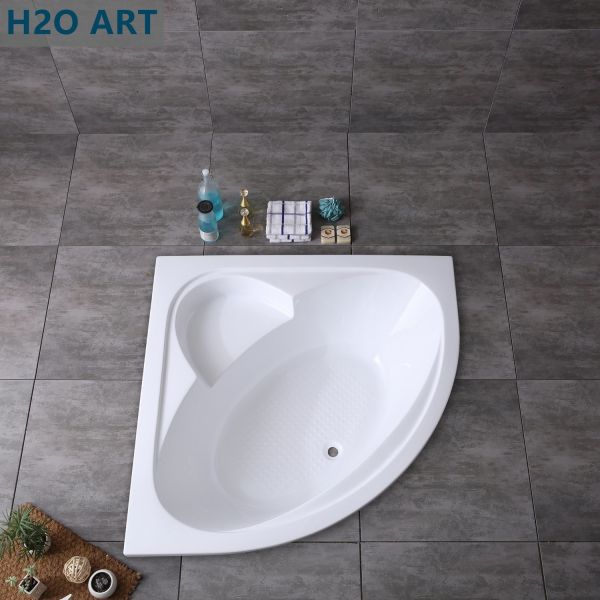 HA10 Corner Drop Simple Acrylic Bathtub with Built-in Design and Affordable Prices