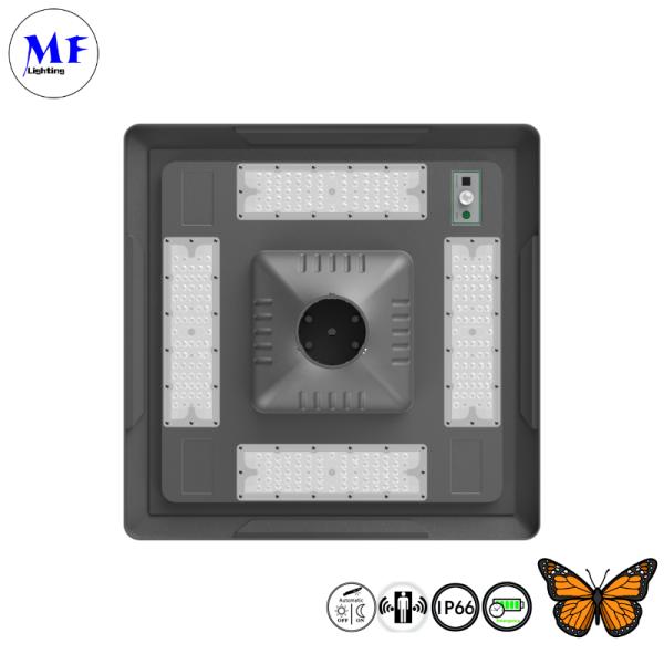 IP65 Waterproof 30W Solar Garden Light Alu Housing With Sensor Time Control