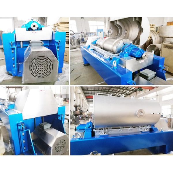 Horizontal Sludge Wastewater Treatment Plant Equipment Continuous Decanter Centrifuge