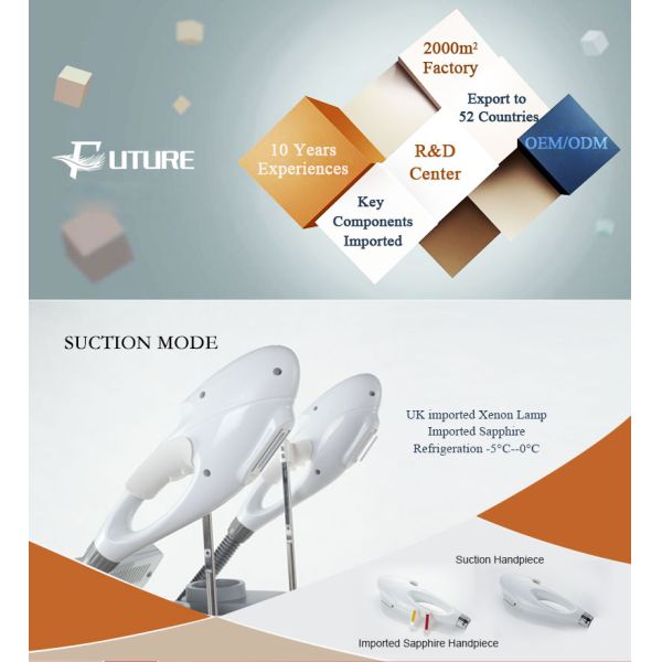 Skin Beauty facial hair removal devices IPL Type continuous working in salons