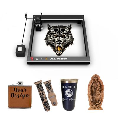33W Desktop Laser Engraving Machine 445nm Wavelength With Automatic Air Assist