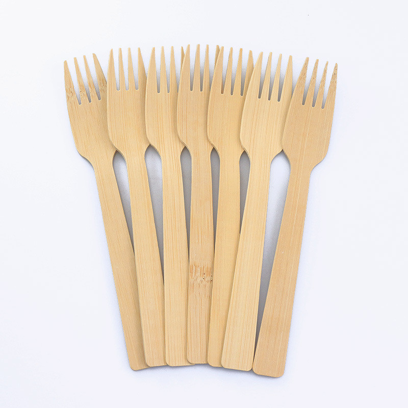 Different Size Eco-Friendly Food-Contacting Grade Biodegradable Wooden Fork Knife Spoon