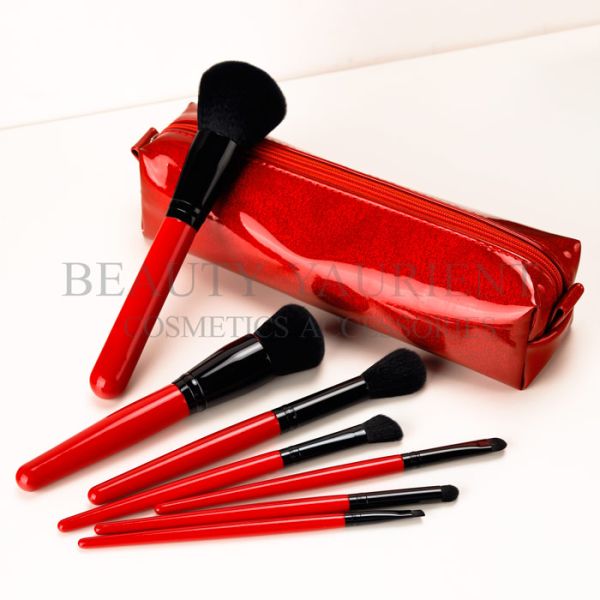 Professional 7Pcs Vegan Cruelty Luxury Makeup Brush Kit Soft Bristles Hair