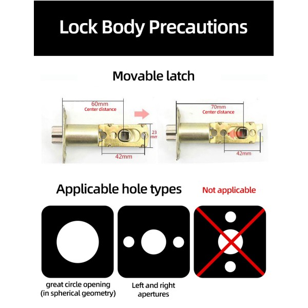TTLOCK One Touch Unlock Keyless Security Code Door Lock  APP for Code Smart Numbers Room Smart Lock
