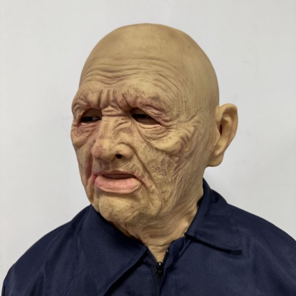 Professional Human Mask with Realistic Appearance and Latex Material for Theater Film and Costume Parties One Size Fits Most