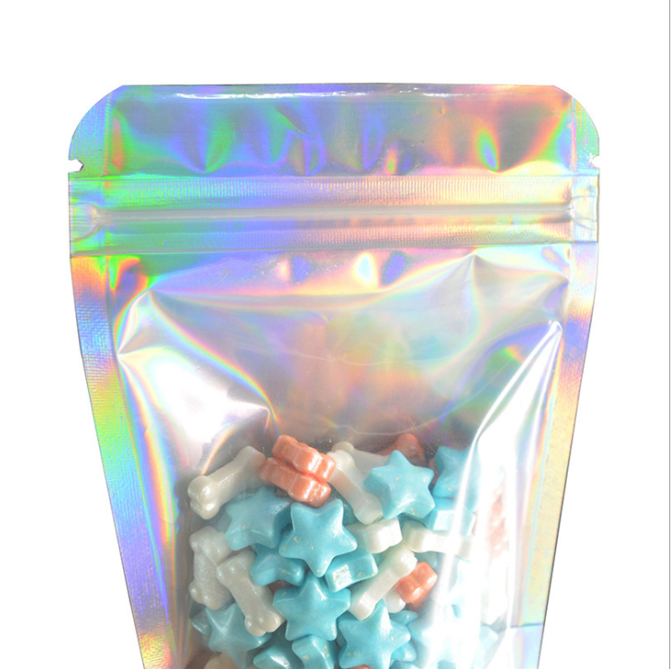 Стойка замка застежка-молнии задней части алюминиевой фольги вверх по молнии мешка 20*30cm пластиковой кладет упаковку в мешки