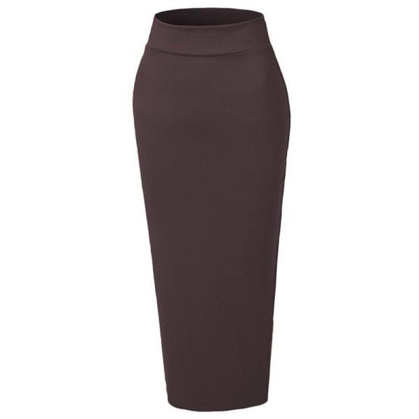 Newest Design  Women Midi Bodycon Skirt High Waist Plaid Lady  Offe Lady Skirt Formal Skirt