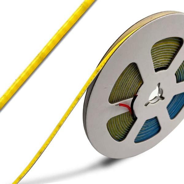 Super Narrow 3MM Width COB LED Strip Lights 400Leds/m Dimmable 5m Longer Lifespan