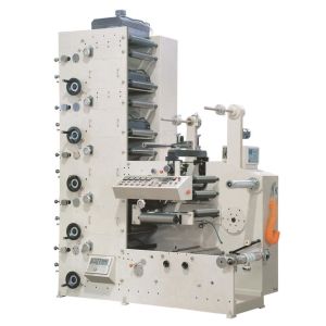 60m/min Automatic Flexographic Label Printer With One Die Cutting Station