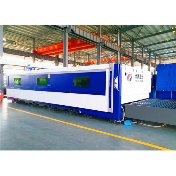 Mild Steel Industrial CNC Laser Cutting Machine 2400W Power Water Cooling