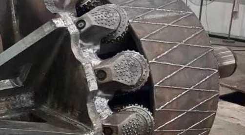 HDD Hole Openers Hard HDD Rock Reamers For Trenchless Hole Opener Bit With TCI Roller Cone