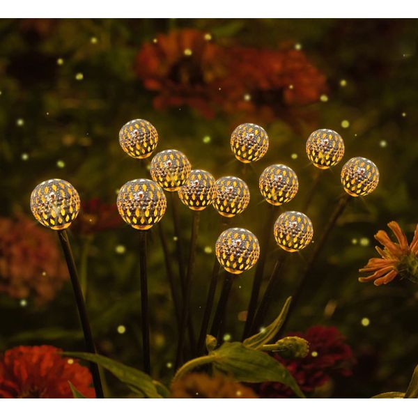 Outdoor Waterproof Solar Light Solar Firefly Lamp for Garden Lawn Outdoor Decor