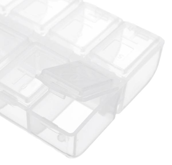 8 Slots Precision Mold Parts Storage Asjustable Case Home Organizer Screws Box