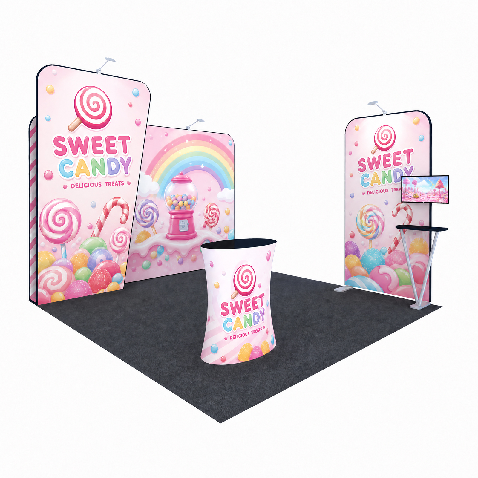 Eco Friendly Display Booth Made from Recyclable Materials Suitable for