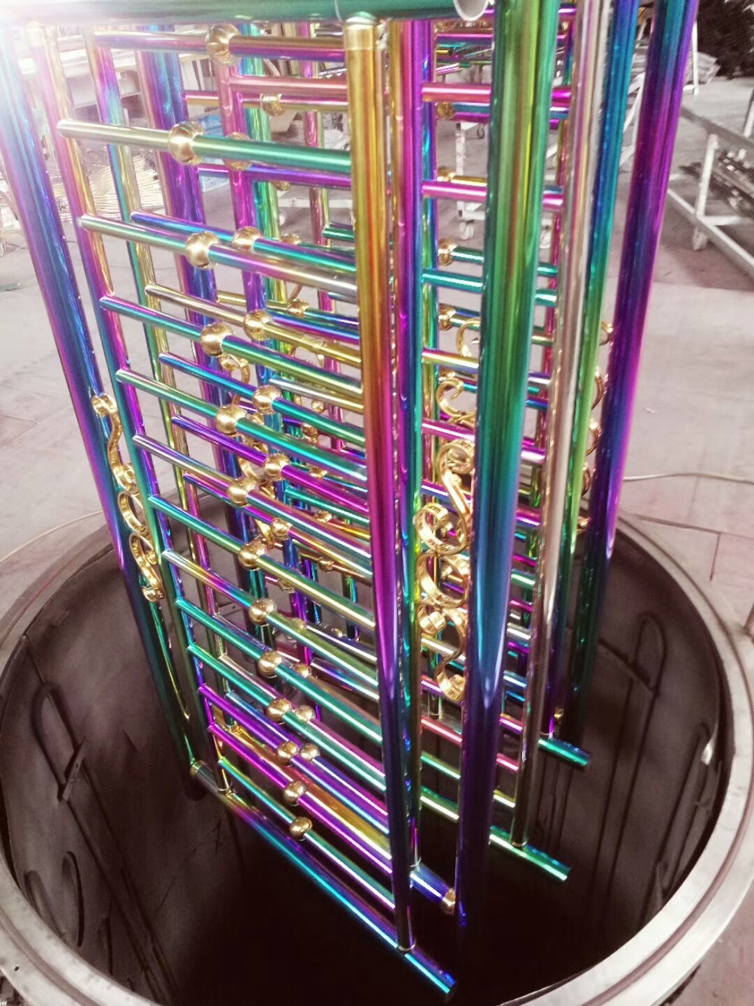 Pvd Титановый Нитрид Кольцевое Покрытие Машины / Ювелирные изделия Pvd Золотое Кольцо Вакуумное Покрытие Машины